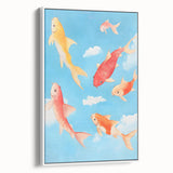 Koi Fish Nursery Wall Art - Baby Room & Kids Room Decor