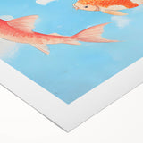 Koi Fish Nursery Wall Art - Baby Room & Kids Room Decor