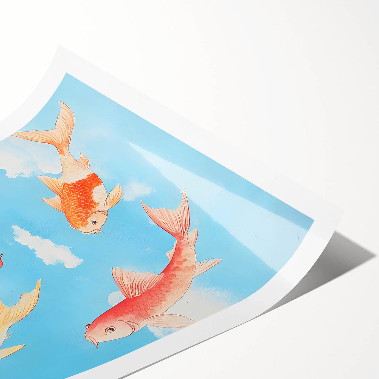 Koi Fish Nursery Wall Art - Baby Room & Kids Room Decor