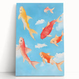 Koi Fish Nursery Wall Art - Baby Room & Kids Room Decor