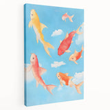 Koi Fish Nursery Wall Art - Baby Room & Kids Room Decor