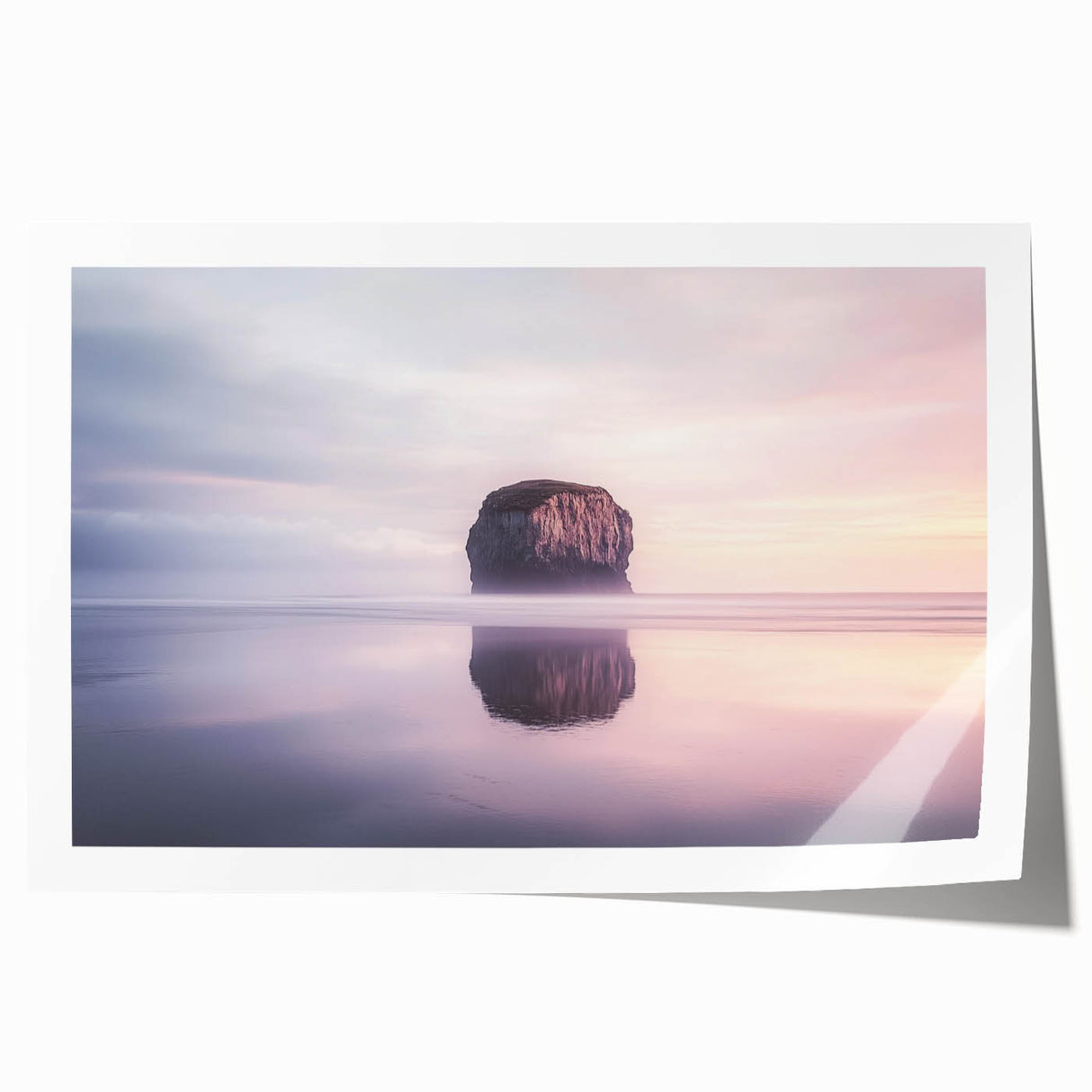 Stunning rolled canvas print depicting vibrant cliff landscapes with rich colors and intricate details, perfect for enhancing home decor. Packaged securely in a protective cardboard tube.