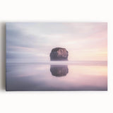 Stretched canvas artwork showcasing a dramatic cliff landscape with vibrant colors and intricate details, perfect for home decor and nature enthusiasts.