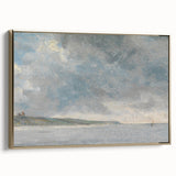 Romanticism Art Coastal Scene with Cliffs - Historical Romantic Canvas