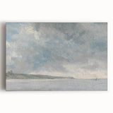 Romanticism Art Coastal Scene with Cliffs - Historical Romantic Canvas