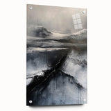 Modern Dining Room Wall Decor - Monochrome Canvas Art for Dining