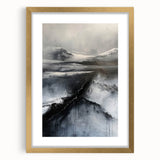 Modern Dining Room Wall Decor - Monochrome Canvas Art for Dining