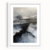 Modern Dining Room Wall Decor - Monochrome Canvas Art for Dining