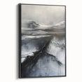 Modern Dining Room Wall Decor - Monochrome Canvas Art for Dining