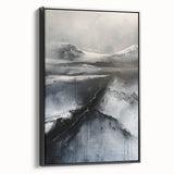 Modern Dining Room Wall Decor - Monochrome Canvas Art for Dining
