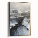 Modern Dining Room Wall Decor - Monochrome Canvas Art for Dining