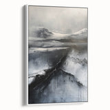 Modern Dining Room Wall Decor - Monochrome Canvas Art for Dining
