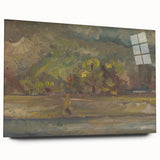 Expressionist River Landscape - Vibrant Decorative Wall Art
