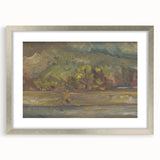 Expressionist River Landscape - Vibrant Decorative Wall Art