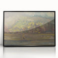 Expressionist River Landscape - Vibrant Decorative Wall Art
