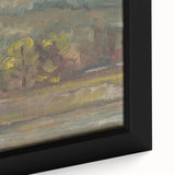 Expressionist River Landscape - Vibrant Decorative Wall Art