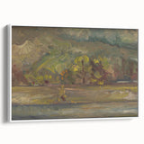 Expressionist River Landscape - Vibrant Decorative Wall Art