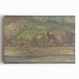 Expressionist River Landscape - Vibrant Decorative Wall Art