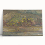 Expressionist River Landscape - Vibrant Decorative Wall Art
