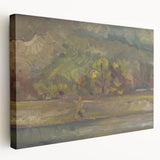Expressionist River Landscape - Vibrant Decorative Wall Art