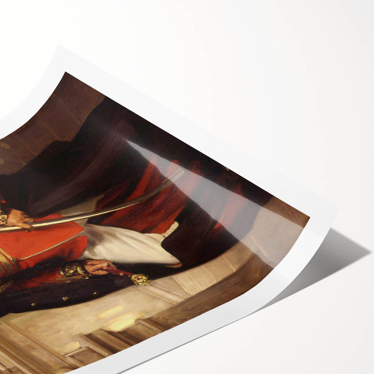 Classic Portrait Wall Art - Military Commander in Formal Attire - Sargent Art Print