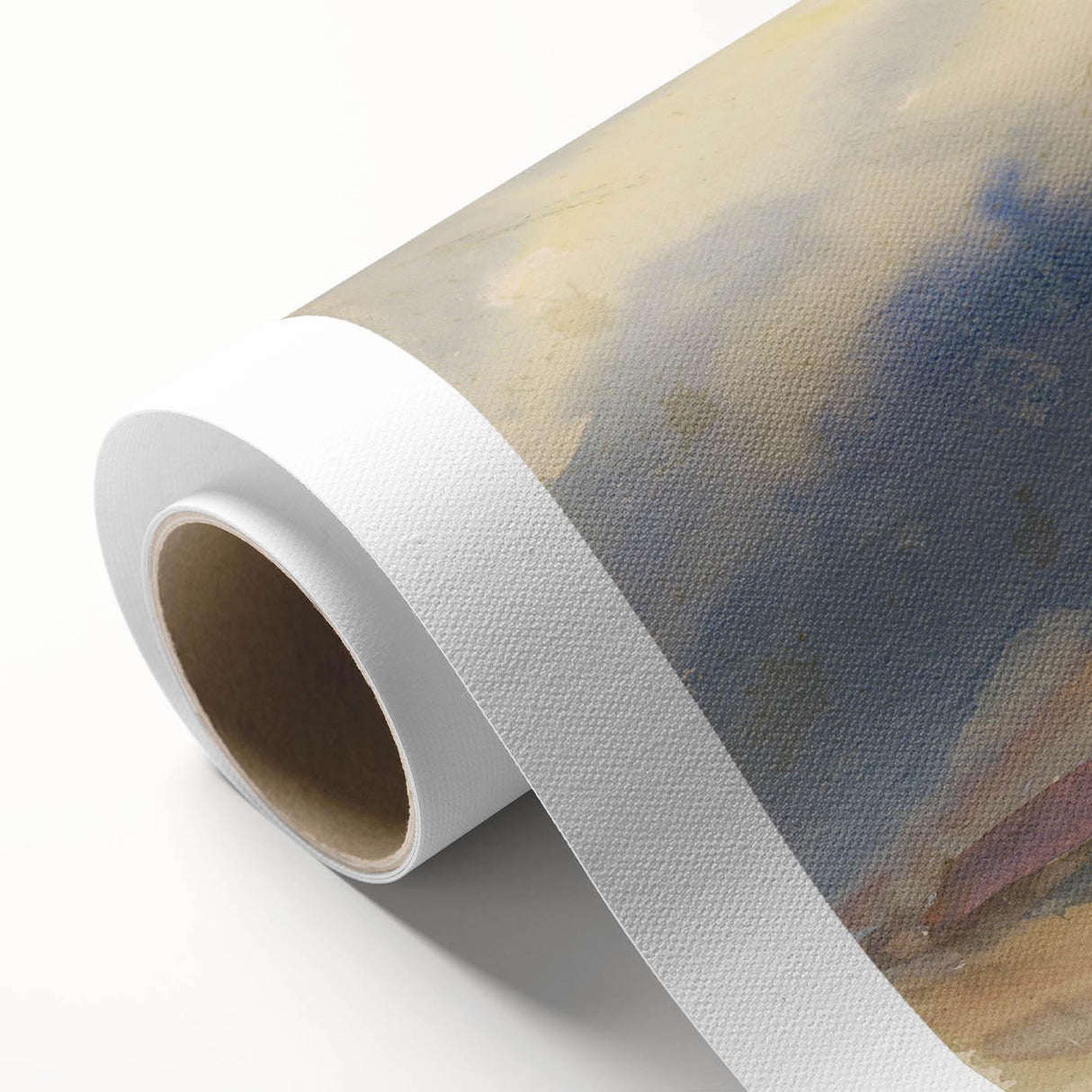Countryside Landscape - Modern Wall Art of Fields and Village Scene