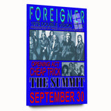 Foreigner Retro Wall Art - Vintage 1978 Double Vision Tour Poster