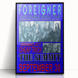 Foreigner Retro Wall Art - Vintage 1978 Double Vision Tour Poster