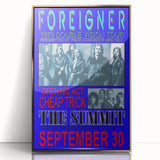 Foreigner Retro Wall Art - Vintage 1978 Double Vision Tour Poster