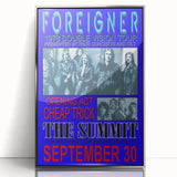 Foreigner Retro Wall Art - Vintage 1978 Double Vision Tour Poster