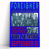 Foreigner Retro Wall Art - Vintage 1978 Double Vision Tour Poster