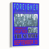 Foreigner Retro Wall Art - Vintage 1978 Double Vision Tour Poster