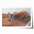 Realism Art Print of a Plowman at Work - Classic Rural Scene