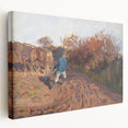 Realism Art Print of a Plowman at Work - Classic Rural Scene