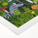 Jungle Safari Boys Room Wall Art – Wild Animal Adventure