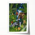 Jungle Safari Boys Room Wall Art – Wild Animal Adventure