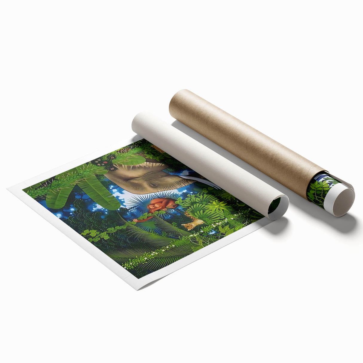 Jungle Safari Boys Room Wall Art – Wild Animal Adventure