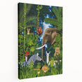 Jungle Safari Boys Room Wall Art – Wild Animal Adventure