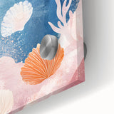 Underwater Seashell Nursery Wall Art - Baby & Kids Room Decor