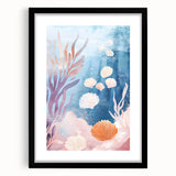 Underwater Seashell Nursery Wall Art - Baby & Kids Room Decor