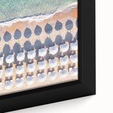 Black wall art featuring a textured, colorful abstract design on a framed canvas, ideal for living room decor.