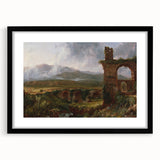 Romanticism Art - A View Near Tivoli Morning - Classic Romantic Canvas