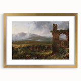 Romanticism Art - A View Near Tivoli Morning - Classic Romantic Canvas