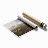 Romanticism Art - A View Near Tivoli Morning - Classic Romantic Canvas