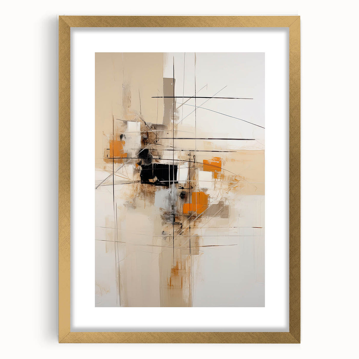 Canvas Art for Dining Area - Abstract Framed Dining Room Prints