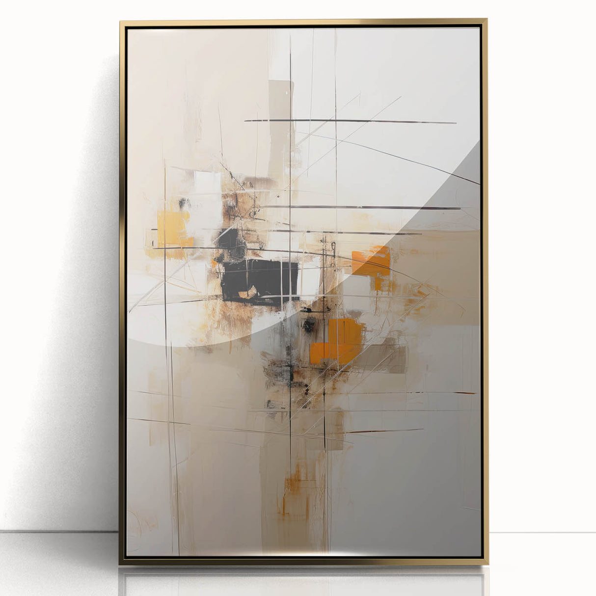 Canvas Art for Dining Area - Abstract Framed Dining Room Prints