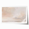 Abstract landscape wall art print showcasing vibrant colors and fluid shapes, rolled and ready for framing, ideal for modern home decor.