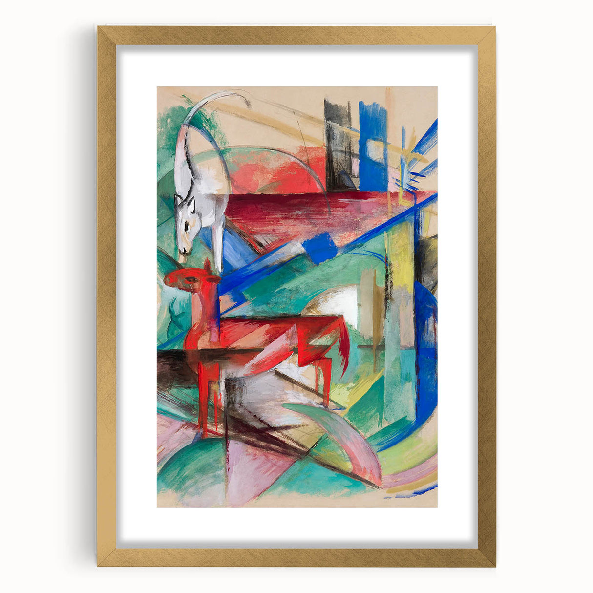 Franz Marc's Abstract Animals - Expressionist Wall Art for Home