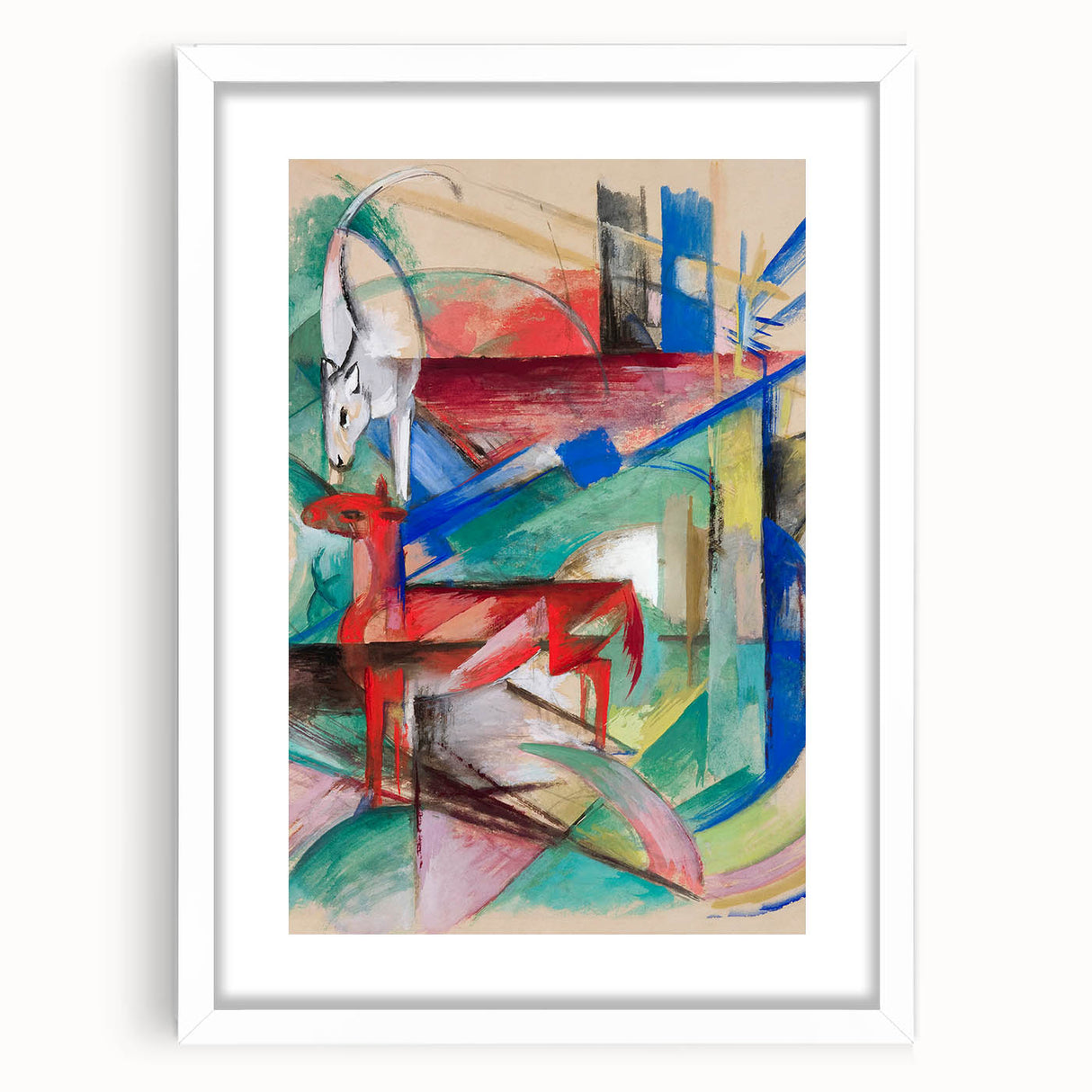 Franz Marc's Abstract Animals - Expressionist Wall Art for Home