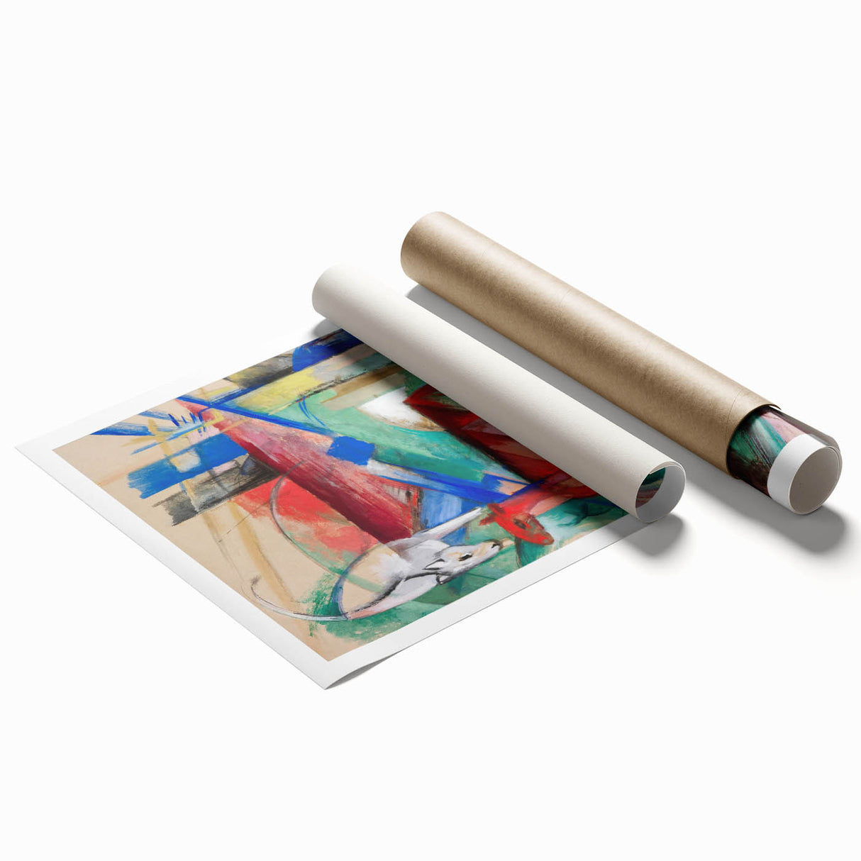 Franz Marc's Abstract Animals - Expressionist Wall Art for Home